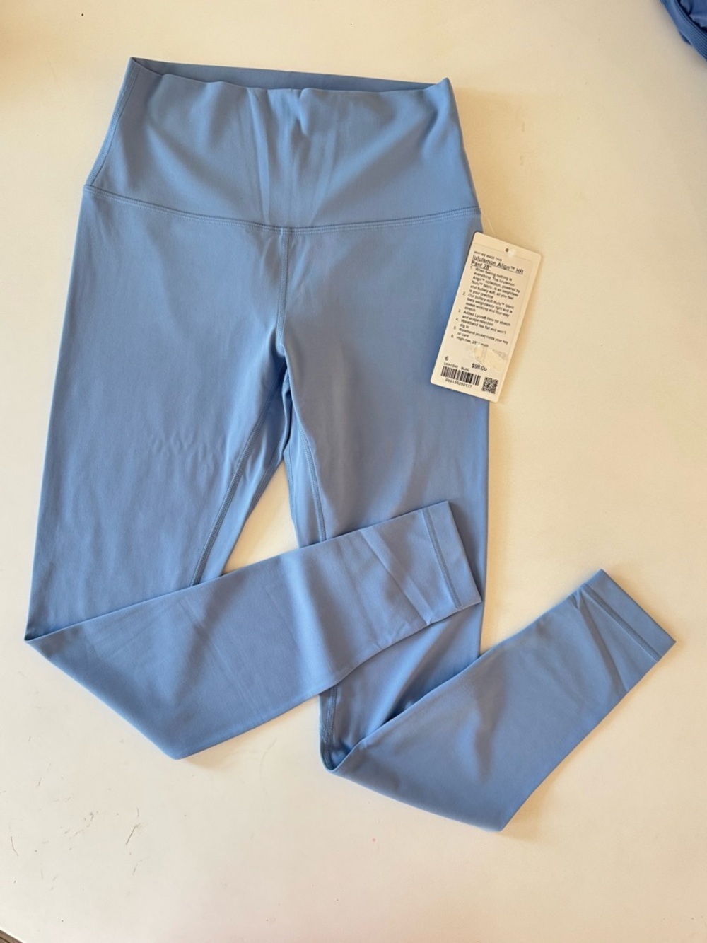 lululemon Align Leggings High Rise 28” Inseam Full Length, Color: Blue Willow
